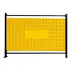 Vallas de panel perforado personalizadas para aislamiento de almacén y taller, pasillo de visualización y protección de equipos
