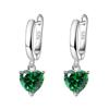 Pendientes de circonita de amor para mujer, anillo creativo con forma de corazón, collar con colgante, conjunto de tres piezas, personalizado, decoración de alta gama