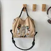 Bolsa Tote Bordada com Padrão de Cavalo 2026 para Mulheres, Bolsa de Ombro Transversal Fashion, Bolsa de Lona Casual Grande Capacidade para Viagem