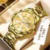 Reloj de Cuarzo de Moda de Lujo Binbond Resistente al Agua Doble Calendario Reloj para Hombre Transfronterizo Transmisión en Vivo Dropshipping