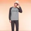 Conjunto de ropa interior térmica de algodón puro para niñas de otoño, conjunto de ropa interior cálida para adolescentes, pijamas para niños, camisetas y pantalones térmicos para niños