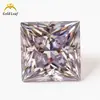 Venta al por mayor del fabricante Piedras sueltas de moissanita de colores, formas elegantes, corte princesa, 1-3 quilates, claridad VVS, pueden pasar el probador