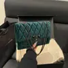 Bolso Bordado de Hilo de Color Sólido de Moda para Mujer 2026 Nueva Moda Retro Bolso Cruzado con Cadena Bolso de Hombro Único Bolso de Moda