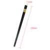 Venta al por mayor de fábrica 27cm resistente al moho resistente a altas temperaturas vajilla de cocina Aluminio Plástico dorado y plateado Fu tres hojas Ruyi palillos de aleación