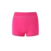 Conjunto de jaqueta curta com zíper e capuz iaiamgia slim fit e calça com estampa de letras e design de costura em contraste