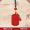 Llavero de calabaza de cinabrio para coche, alto contenido, palabra de la suerte, dios de la riqueza, colgante, llavero de coche, colgante, joyería, venta al por mayor