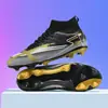 En nombre de los zapatos de fútbol de un solo cruce de fronteras uñas rotas masculino estudiantes de primaria y secundaria zapatos de entrenamiento de competición césped artificial AG zapatos de uñas largas niños