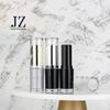 Tubo de batom masculino Jinze redondo/dourado spray tubo de batom material de embalagem plástica