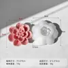 Jiahuimei Molde de Silicona con Fragancia a Rosa para Velas de Flores DIY, Resina de Cristal, Piedra Difusora de Yeso