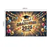 Telón de Fondo de Graduación Nuevo Transfronterizo 2026 Tela para Fiesta de Graduación Decoración Exterior del Campus Banner Colgante de Bandera