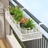 Rejilla colgante para barandilla de balcón, soporte para flores, estante de exhibición antirrobo para suculentas y plantas verdes de ventana, estante de almacenamiento para plantas en maceta en el alféizar de la ventana del hogar