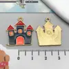 Halloween Transfronterizo Fantasma Peculiar Escoba Murciélago Sombrero de Mago Pulsera DIY Collar Llavero Colgante Pequeño