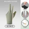 Guantes Profesionales de Billar, Sin Dedos, Transpirables, Estilo Snooker, Unisex, Ajuste sin Costuras en Tres Dedos, Absorción de Humedad, Secado Rápido, Personalizable