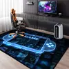 Alfombra de Sala de Estar 3D Tridimensional Transfronteriza Alfombrilla Decorativa Silenciosa para Sala de Juegos de E-Sports Alfombrilla de Piso Antideslizante de Silicona Venta al por Mayor