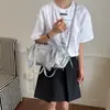 Bolso Boston Orejas de Conejo Estilo Coreano para Mujer 2026 Nuevo Elegante Versátil Bolso de Hombro Gran Capacidad Dulce Bolso Cruzado