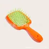 Pente oco pente massageador buraco de favo de mel queda de cabelo couro cabeludo massagem almofada de ar pente de malha pente para cabelo molhado e seco