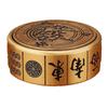 Artefacto de Mahjong de Latón Pieza de Mango Hu Inmediato Estilo Dong 10,000 Marca Hu Se Puede Rotar y Descomprimir Adornos Artesanales de Marca Hu