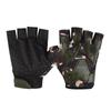 Luvas táticas de meio dedo para homens, esportes ao ar livre, ciclismo, treinamento, antiderrapante, proteção resistente ao desgaste, combate, fãs, selo, forças especiais