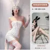 Vestido strapless coqueto de encaje de deseo puro para chica sexy, con paneles, ballenas, corte ajustado, espalda descubierta, lencería sexy y coqueta