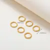 Chapado en cobre oro real 18K color dorado retención de color conector galvanizado Accesorios para joyería DIY hechos a mano Pulsera aretes Perler beads al por mayor
