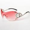 Gafas de sol sin montura de moda para mujer, estilo cobra, estilo deportivo, gafas de sol futuristas