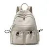 Mochila Escolar Estudantil da Moda, Bolsa Versátil para Computador e Viagem, Mochila Feminina de Grande Capacidade, Bolsa Leve de Nylon Repelente à Água