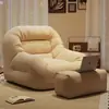 Sofá preguiçoso para deitar e dormir, sofá para quarto pequeno, cama para humano e cachorro, poltrona puff de lazer para casa, sofá de uma pessoa