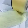 Acessório de Cabelo DIY Fita de Lã 6cm de Largura 50 Jardas de Comprimento Fio Franzido Fio Crepe Fita de Laço Tule Enrugado Metabo