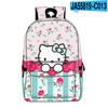 Mochila Nueva de Producto Transfronterizo 3D Linda de Hello Kitty Gran Capacidad Mochila Completamente Estampada