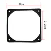 Amortiguación de Vibraciones del Ventilador Junta de Silicona Absorbente de Golpes Almohadilla Gruesa Anillo Absorbente de Golpes Negro 8CM12CM 9cm Almohadilla Absorbente de Golpes para Ventilador