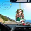 Novo Avião de Acrílico Transfronteiriço Anjo de Natal Fofo Pingente de Carro Pingente de Decoração de Natal