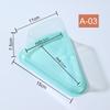 Embalagens para Fatia de Bolo com Adesivos, Caixas Plásticas Transparentes para Fatia de Bolo, Embalagens Individuais para Torta de Cheesecake, Bolo, Tiramisu, Mousse, Sobremesa