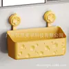 Caja de Almacenamiento para Cebolleta, Jengibre y Ajo de Cocina Cesta de Almacenamiento con Ventosa para Colgar en la Pared Cesta Colgante sin Agujeros para Ajo y Jengibre Estante para Condimentos