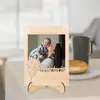 Imán para Refrigerador Marco Pequeño para Fotos Marco Pequeño Magnético para Fotos Regalo Conmemorativo para Madre, Esposa, Novia, Padre, Mejor Amigo, Bebé
