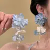 Pendientes de Flor de Cuentas Dulces Bosque de Letras de Primavera 2025 Pendientes Nuevos Femeninos Más Fáciles de Combinar Pendientes
