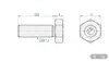 PAX11 LVBS Aço Inoxidável Furo Passante Oco Parafuso de Ajuste de Rosca Fina M8 M10 M12 M6 M20 M24M30