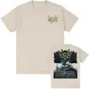 Tour Cordero de Dios 2025 Nueva Camiseta Camiseta con Estampado Espiritual de Banda Manga Corta Algodón Camiseta para Hombre Hip Hop Estilo Callejero