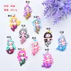 Resina Caricatura Sirena Linda Princesa Sirena Colgante Pendientes Colgante Decoración para Funda de Teléfono Móvil Accesorios para Joyería DIY
