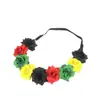 Nueva Diadema de Flores Artificiales de Colores Tocado Anillo Floral Accesorio para el Cabello de Fiesta Festiva Diadema Bohemio para Vacaciones