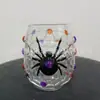 Nuevas copas de vino de vidrio de colores con forma de animal transfronterizas, copas de vino de vidrio de borosilicato alto, vasos para whisky