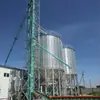 Silo de Placa de Acero para Arroz de 400 Toneladas con Periodo de Construcción Corto, Fabricante de Silos Verticales Galvanizados para Almacenamiento de Granos, Construcción Rápida para Granjas de Pollos