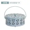 Porta varilla de incienso para mosquitos, caja de incienso para mosquitos antichispas y a prueba de fuego, soporte creativo para incienso de mosquitos para el hogar con tapa, recolección de cenizas, quemador de incienso de sándalo de hierro