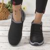Temu Frontera 2025 Exportación Nuevos Zapatos de Algodón Invierno Forrados de Felpa Engrosados Botas de Nieve para Pareja Populares Antideslizantes Botas Cortas