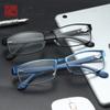 Nuevos lentes presbicia para hombre, lentes presbicia de negocios, montura de metal TR90, patilla con resorte, lentes de lectura 818 venta al por mayor de fábrica