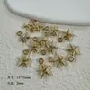 Plástico CCB estrella de cinco puntas perforación geométrica transfronterizo DIY pulsera de joyería hecha a mano accesorios para collar