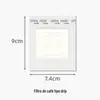 Filtro de Papel para Café Coado Pour-Over Filtro de Malha para Borra de Café Funil Saco de Filtro Descartável Equipamento de Preparo