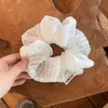 Super Fada Pérola Bolha Elástico de Cabelo Intestino Grosso Azul Doce Coração de Menina Elástico de Cabelo Bola Grande Corda de Cabelo para Rabo de Cavalo Faixa de Cabeça