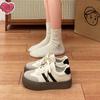 Novos Sapatos Forrest Gump Sapatos Femininos 2025 Popular Primavera Tênis Ultrafinos Sapatos Esportivos Casuais de Sola Grossa Branco Sapatos de Treino Moral