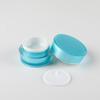 Frasco de creme acrílico azul em cone 15g30g embalagem secundária acrílica materiais de embalagem cosmética