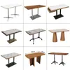 Mesa de Jantar Comercial para Loja de Macarrão, Restaurante de Chá, Hotel com Gaveta, Mesa de Jantar Simples Estilo Japonês, Mesa Longa, Mesa Quadrada, Feita Sob Medida